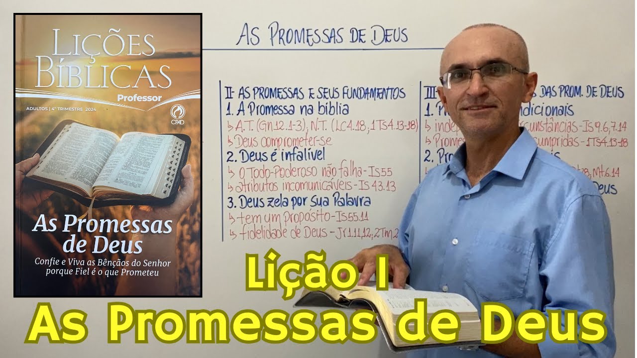 EBD Lição 1 As Promessas de Deus Resumo de Aula