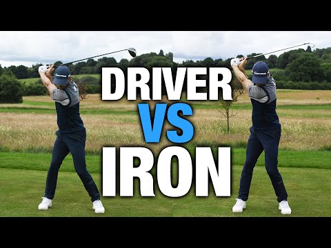 DRIVER SWING VS IRON SWING - THE DIFFERENCE | ME AND MY GOLF