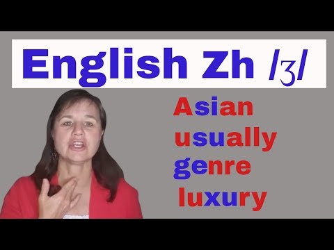 Zh Consonant in English