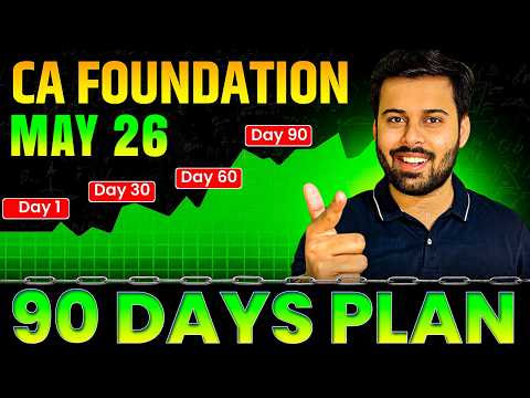 CA Foundation 90 Days Master Plan For AIR in May 26