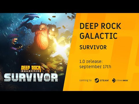 Deep Rock Galactic: Survivor - 1.0 Release Date Trailer | The Triple-i Initiative