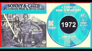 Sonny &amp; Cher - A Cowboy's Work Is Never Done 'Vinyl'
