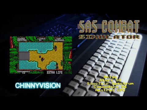ChinnyVision - Ep 302 - SAS Combat Simulator - Amiga. Atari ST, ZX Spectrum, C64 Amstrad CPC