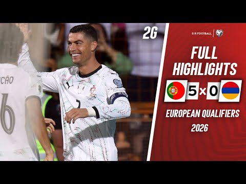 Armenia vs Portugal 0-5 • Highlights & Goals • World Cup Qualifiers