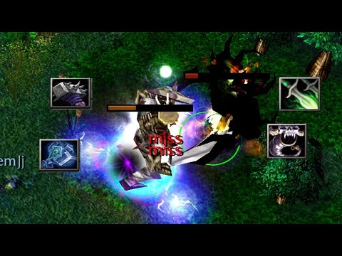 DOTA SHADOW FIEND vs SKELETON KING: EPIC FIGHT (SUPER HARD)