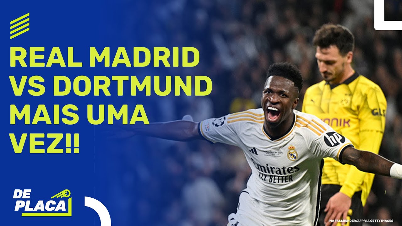 ALERTA DE VINI E MBAPPÉ EM CAMPO; REAL MADRID VS DORTMUND; NEYMAR DE VOLTA! | De Placa (22/10/2024)