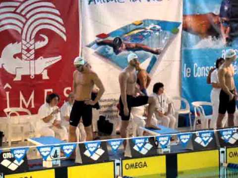 Finale A 100 NL meeting national de Nîmes mars 2012