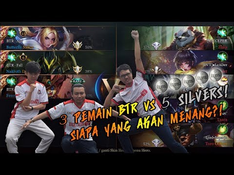 3 PEMAIN BIGETRON VS 5 SILVERS!!! SIAPA MENANG?! - Arena of Valor