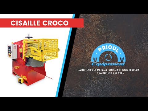 Cisaille Croco B500 R Bergamini - Avec Lame Hydraulique 500 mm et Moteur 7,5 kW_1
