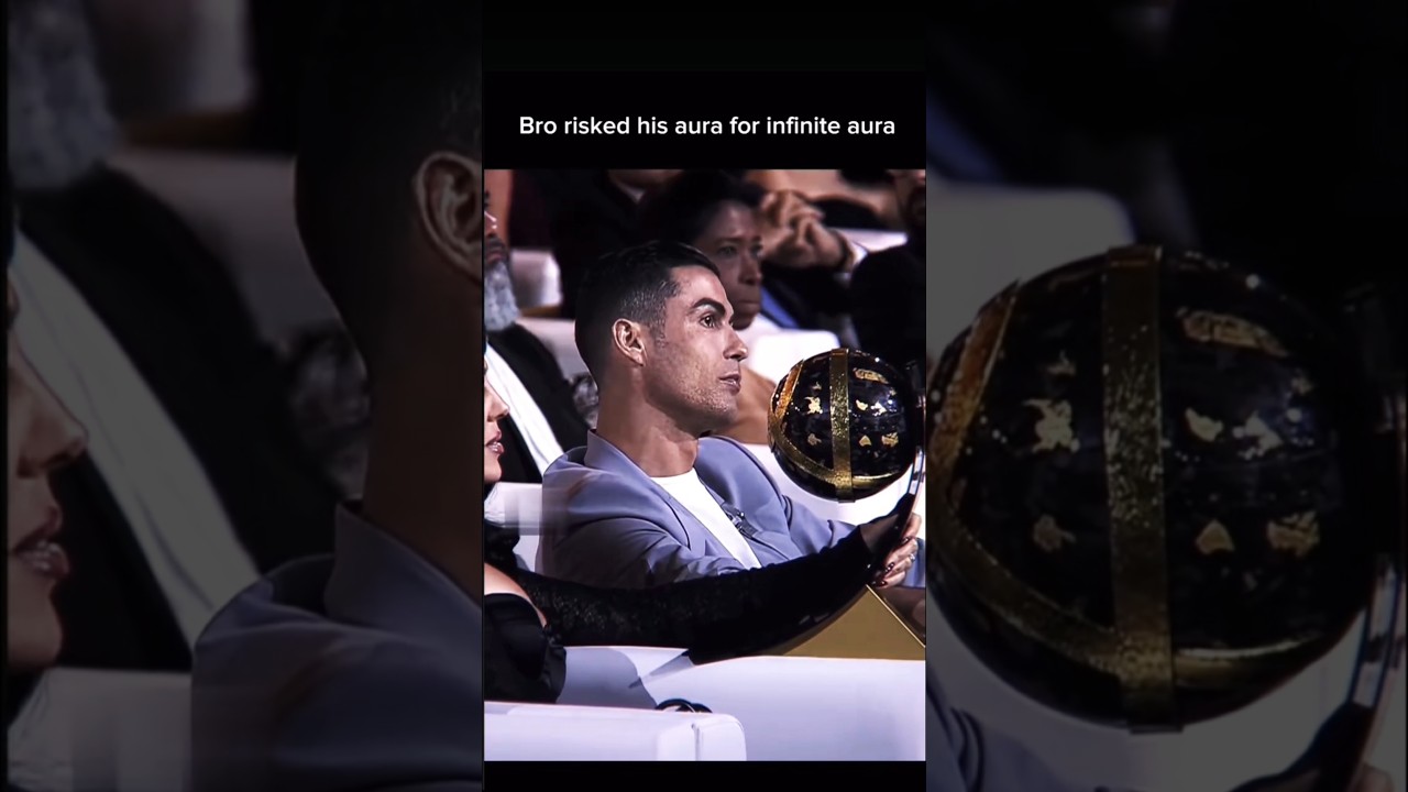 Cristiano Ronaldo risked his aura for infinite aura...🔥 #trending #explore #football #realmadrid