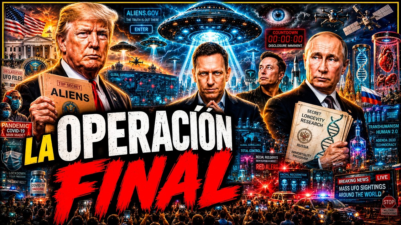 🔴 Lo que NO QUIEREN QUE SEPAS del PERVERSO CLUB de THIEL, la FARSA de los OVNIS, PUTIN y TRUMP 🌎🔓