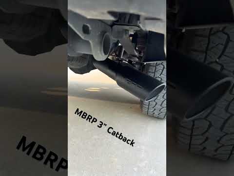 Ford Ranger MBRP 3” Catback Exhaust! #ranger#fordranger#mbrp#fx4#offroad#truck#ford#shorts#short