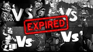 [FNAF/SFM] Old vs New - The Complete Series (FNAF6 vs FNAF SL/2/3) - Part 1