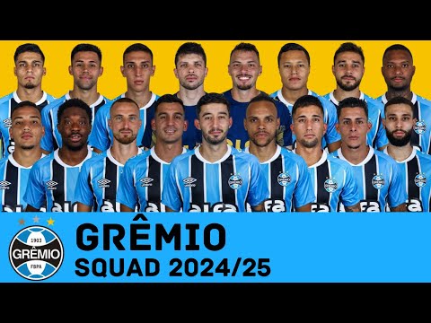 GRÊMIO Squad For Season 2025 | Grêmio Foot-Ball Porto Alegrense | Brasileirão 2025 | FootWorld