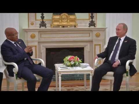 President Jacob Zuma holds bilateral meeting with President Vladimir Putin