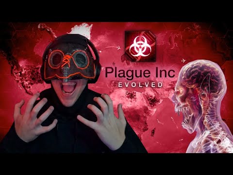 A plague doctor plays Plague Inc.