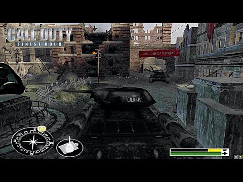 Call of Duty Finest Hour sovet missions 6 Into Red Square walkthrough PS2 PCSX2 1440P 2K