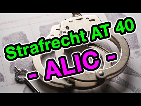 Actio Libera in Causa (A.L.I.C.) - Strafrecht AT 40