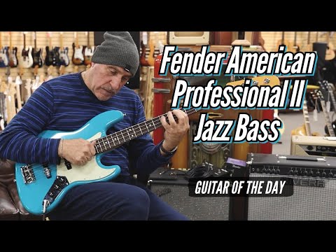 Бас-гитара FENDER AMERICAN PRO II JAZZ BASS RW MIAMI BLUE - фото 1 - id-p2744765838