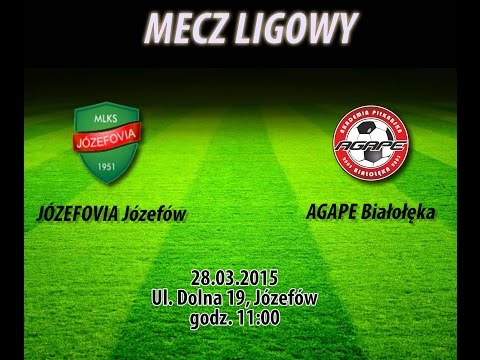 Mecz ligowy I WLJ U-16 JÓZEFOVIA Józefów - AGAPE Białołęka