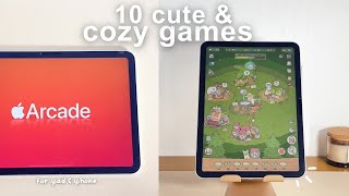 10 Aesthetic & Cute Cozy Games for iOS🧸| Games you NEED on Your iPhone & iPad ☁️📱