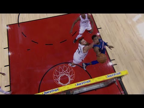 Raptors Highlights: Valanciunas Blocks Drummond - February 26, 2018