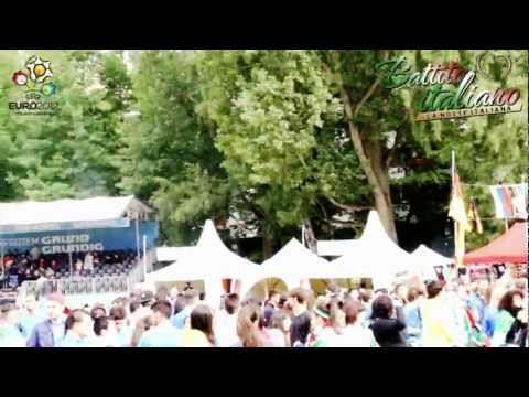 Euro 2012 SPAGNA-ITALIA- Tifosi Azzurri a Nürnberg - powerd by BATTITO-ITALIANO