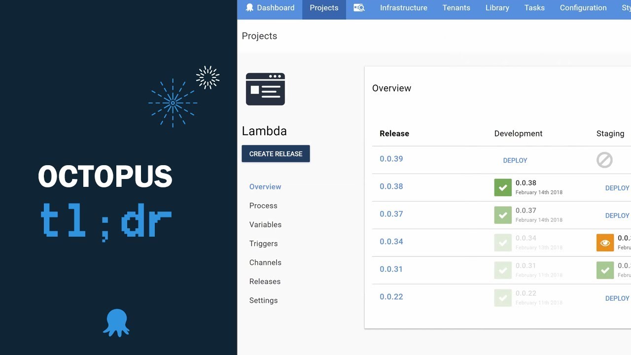 Octopus TL;DR - GitHub & Lambdas - February 14, 2018
