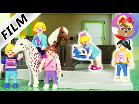 Playmobil Film polski | Wakacje w stadninie koni | Hanna zmuszona do czyszczenia! Serial dla dzieci