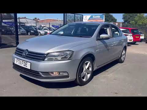 2011 11 VOLKSWAGEN PASSAT 1.6 S TDI BLUEMOTION TECHNOLOGY 4 DOOR DIESEL SILVER LOW TAX