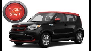 Open and Start a Kia Soul Electric model with a dead key fob.
