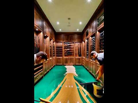 Building a High-End Gun Room Floor | Cinematic Time-Lapse