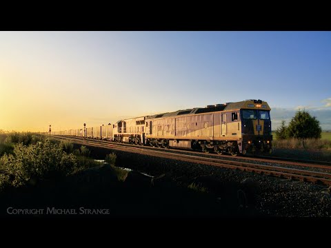 9174 QUBE Ultima Broad Gauge "Hay" Container Train (16/10/2022) - PoathTV Australian Railways