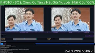 Demo ứng dụng Photo _SOS: Tăng Nét Ảnh  và Phục Hồi Mù:
