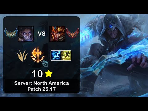 Sylas Jungle vs Jarvan IV - NA Challenger - Patch 25.17