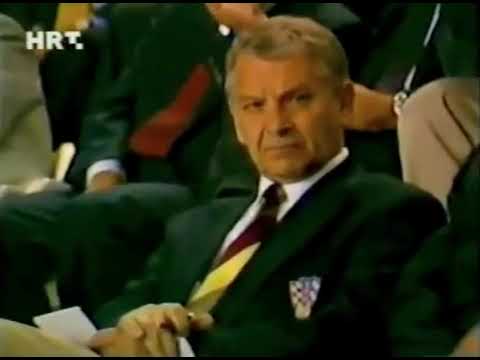 Eliminatorias Eurocopa 1996: Croacia 1-1 Italia (08/10/1995). Narración en croata.