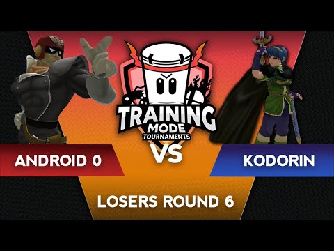 Training Mode Tournaments #2 Kodorin (Marth) vs. Android 0 (Falcon) - SSBM Losers Round 6 - Melee