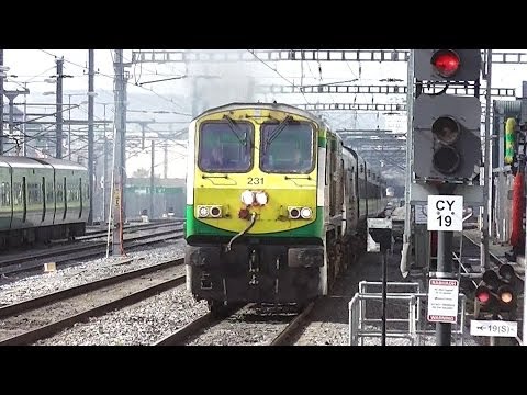 IE 201 Class Locomotive 231 + Enterprise Train - Clontarf Road, Dublin