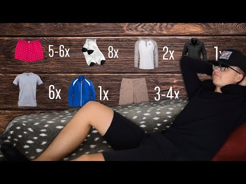 Mitä otin mukaan kuukauden reissulle?