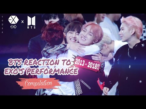 BTS REACT TO EXO (2013 - 2018)