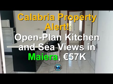 Calabria Property Alert! Beautiful Renovated Apartment with Mountain and Sea Views! €57,000!