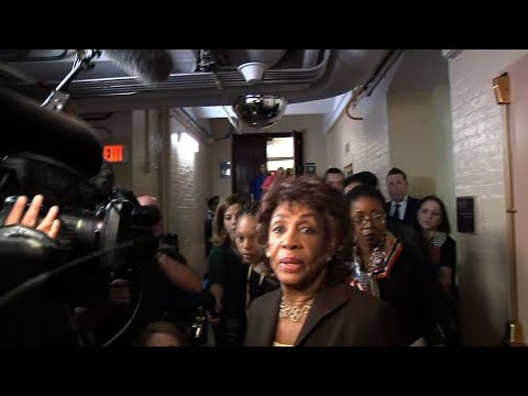 The head of the House Financial Services Committee, Rep. Maxine Waters, says Congressional Democrats are prepared to fight President Donald Trump "tooth and nail" to gain access to information her and other House committees have requested. (April 30)