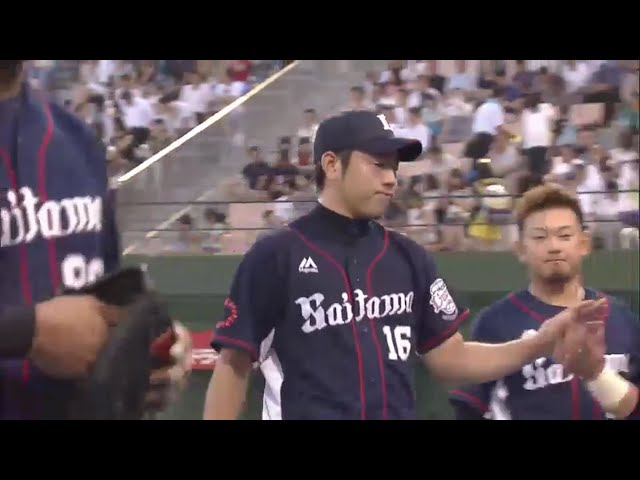 【1回表】ライオンズ・菊池 初回のピンチを切り抜ける!! 2016/8/26 L-F