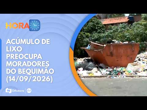 Acúmulo de lixo preocupa moradores do Bequimão (14/09/2026) | HORA D