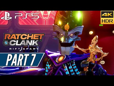 RATCHET AND CLANK RIFT APART (PS5) Walkthrough Gameplay PART 7 [4K 60FPS HDR + Ray tracing]