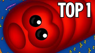 Top 1 Rank in Worm Zone – Longest Survival Ever! 😱💯 #wormzone #wormszone.io #videogame