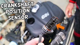 HYUNDAI SANTA FE CRANKSHAFT POSITION SENSOR REPLACEMENT LOCATION, CAR NOT STARTING