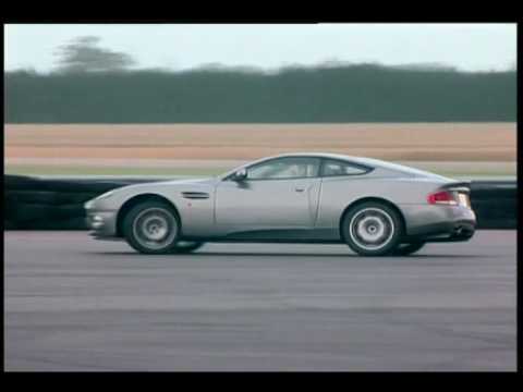 Aston Martin Vantage V12 Does Doughnuts