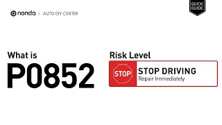 p0852 - cómo solucionar problemas