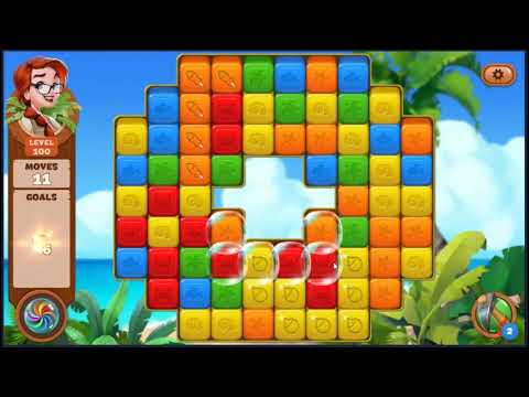 Lost Island Blast Adventure Level 100 - NO BOOSTERS 🏝️ | SKILLGAMING ✔️